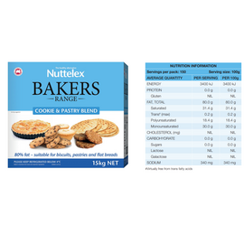 Nuttelex - Bakers Blend Cookie & Pastry 80% Fat - 15kg